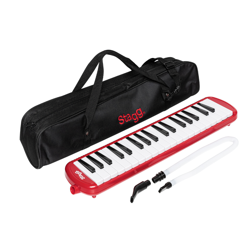 Stagg MELOSTA37 RD | 37 Key Melodica (Red)