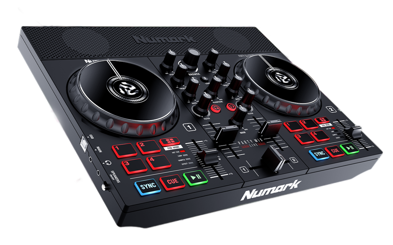 Numark Party Mix Live | DJ Controller with Built-In Lights & Speakers
