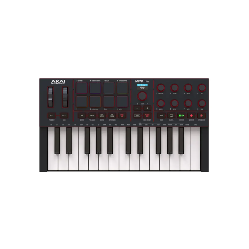 Akai MPK Mini IV | 25 Key Midi Controller (Black)