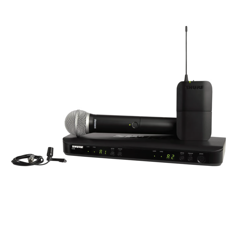 Shure BLX1288/CVL | Cordless Handheld / Lapel Microphone System