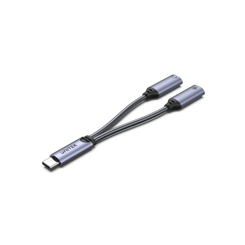Unitek M206A | USB-C Splitter Cable (2-in-1 Charge & Headset)
