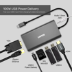 Unitek D1019B | uHUB O8+ 8-in-1 Ethernet Hub