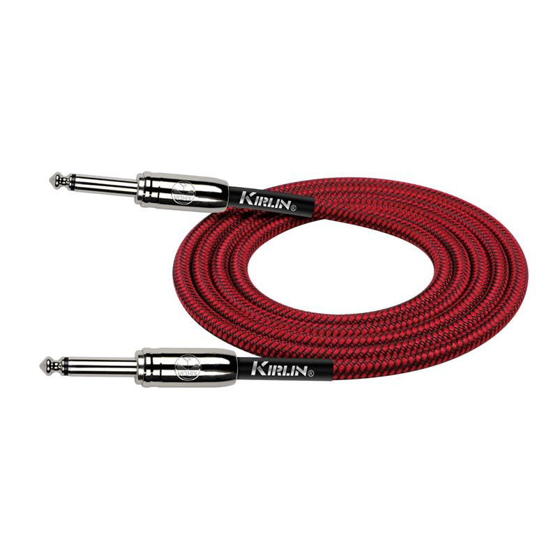 Kirlin IWCC-201 | 3M Jack to Jack Woven Cable (Red)