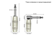 Kirlin IP-242PR /BK | 3M Jack to Angled Jack Instrument Cable
