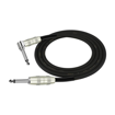 Kirlin IP-242PR /BK | 6M Jack to Angled Jack Instrument Cable