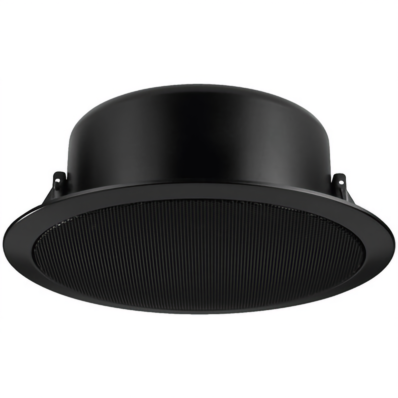 Monacor EDL-11TW/SW | 8" 100v Ceiling Mount Speaker (Black)