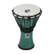Toca Freestyle | 7" Fibreglass Djembe (Metallic Green)