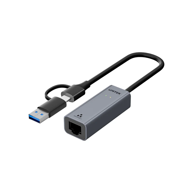Unitek Y-3465 | USB C/A to Gigabit Ethernet Adapter