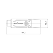 Roxtone RF2FC-NG | RCA Inline Female Connectors (Pair)