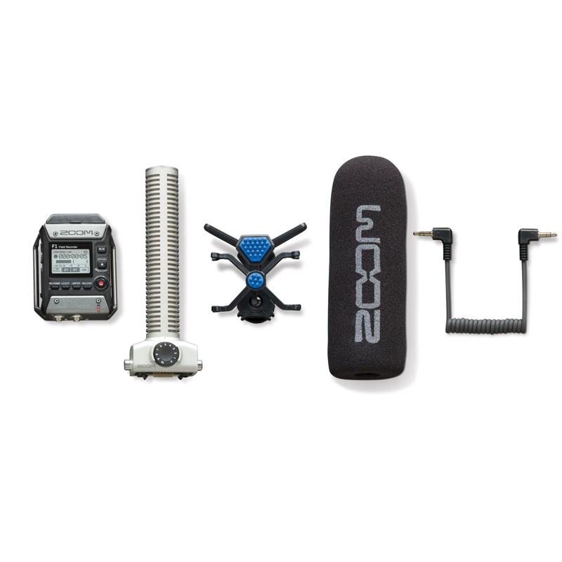 Zoom F1 | Field Recorder + Shotgun Mic