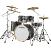 Yamaha TMF1413LCS | 5 Piece Tour Custom Drum Kit With Hardware (Licorice Satin)