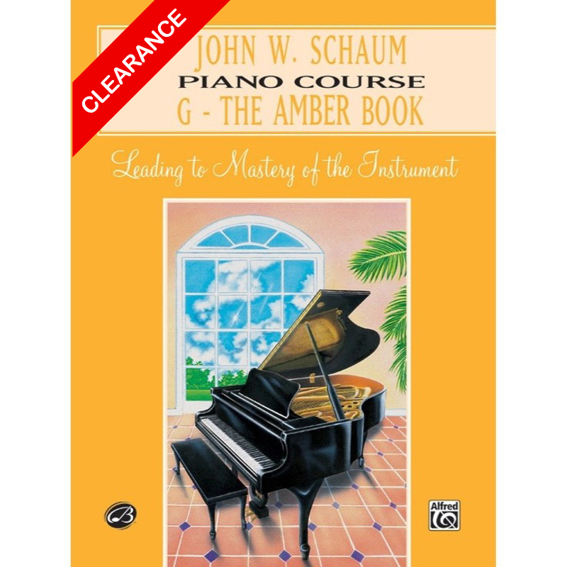 Schaum Piano Course | G - The Amber Book