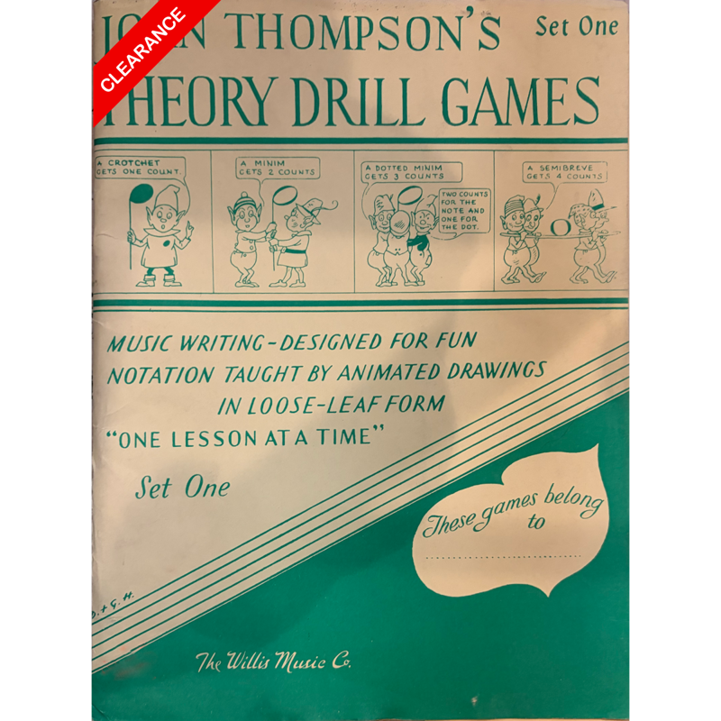 John Thompson's | Theory Drill Games Set One